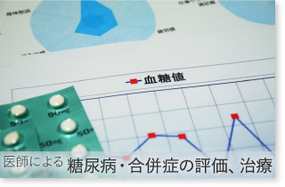 糖尿病・合併症の評価、治療