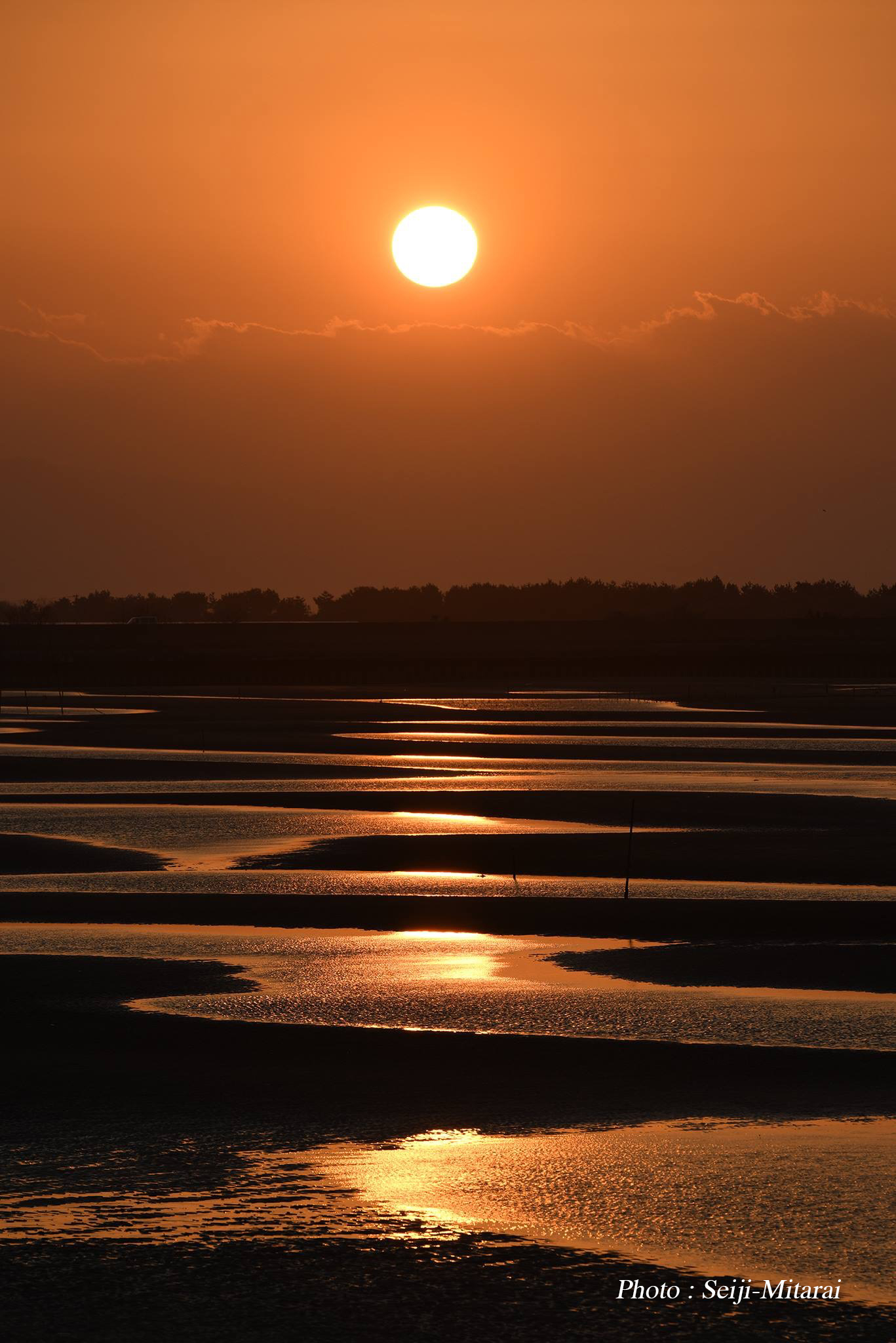 夕陽百選 真玉海岸 深川内科クリニック